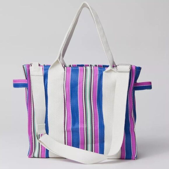 Urban Outfitters medium size Stripe tote bag with Removable strap - Picture 2 of 7